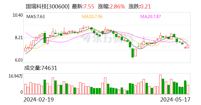 国瑞科技(300600.SZ)：收到证监会行政处罚决定书 公司及多名高管被罚款  第1张