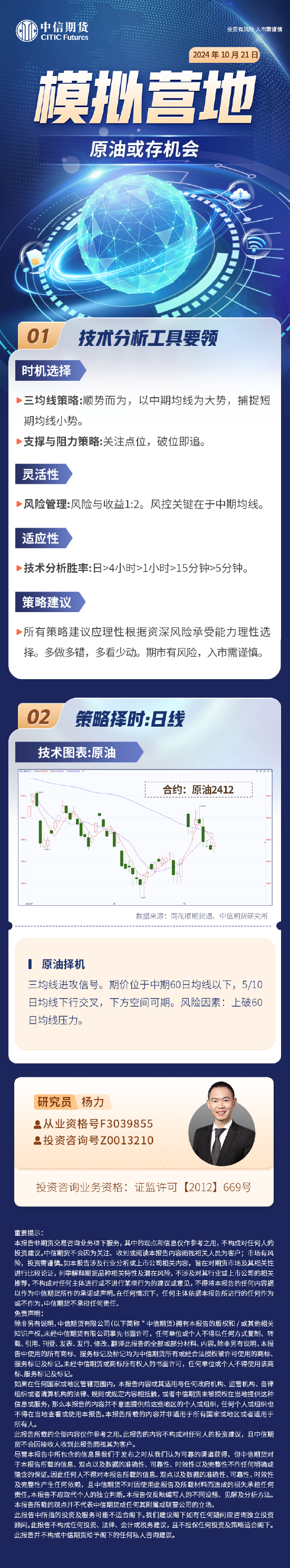 中信期货模拟营地：原油或存机会  第3张