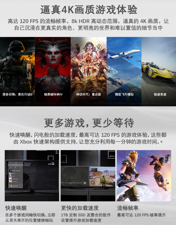 微软 Xbox Series X 游戏主机数字版开售：1TB SSD，售价 3899 元  第3张